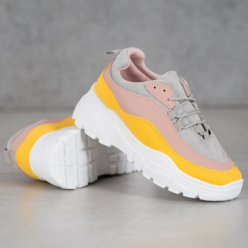 SHELOVET Baskets colorées multicolore 2