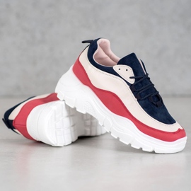 SHELOVET Baskets colorées multicolore 2