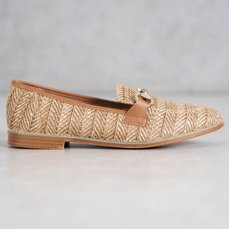 Seastar Mocassins en paille beige brun 1