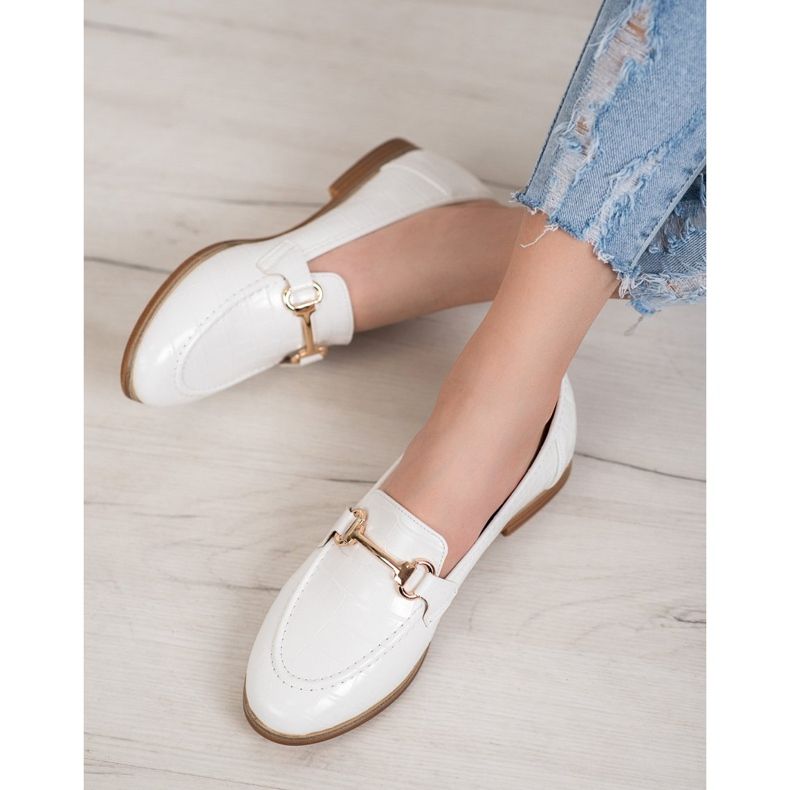 Seastar Mocassins élégants blanc 1