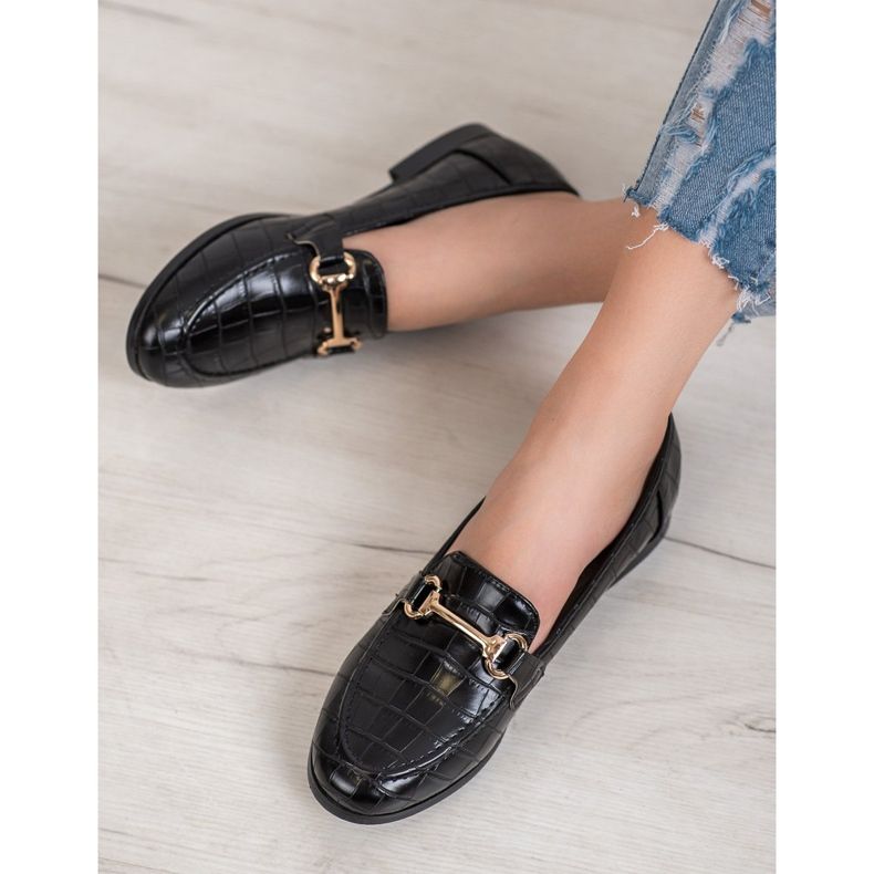 Seastar Mocassins élégants noir 1