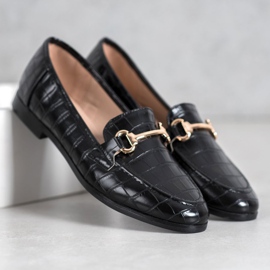 Seastar Mocassins élégants noir 2