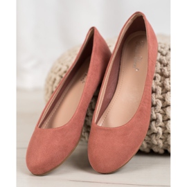 Best Shoes Ballerines en daim rose 2