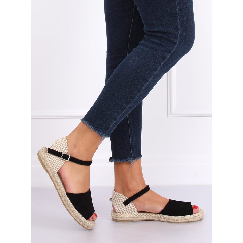 Noir BB28P Espadrilles noires brun 1
