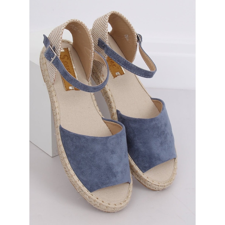 BB28P Espadrilles coupe bleue brun 2