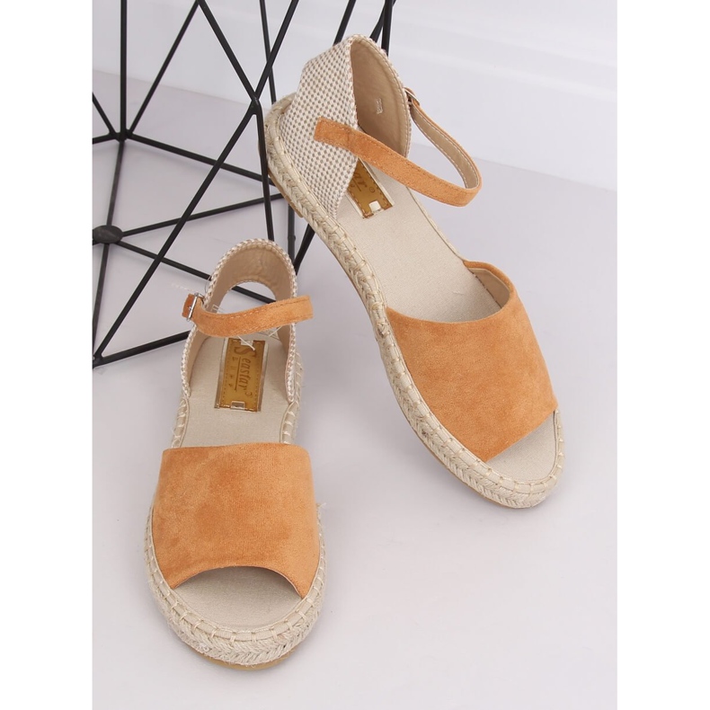 Espadrilles coupe camel BB28P Camel brun 2