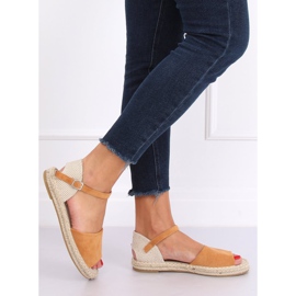 Espadrilles coupe camel BB28P Camel brun 4