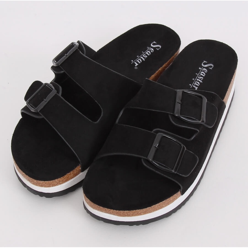 Chaussons scholki noirs SS115P Noir 2