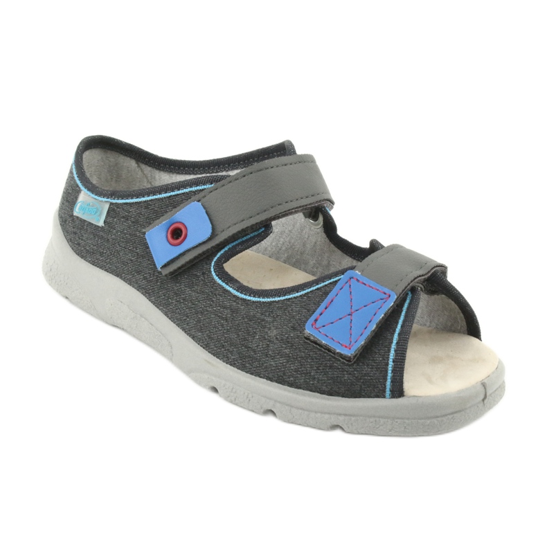 Chaussures pour enfants Befado 869Y139 bleu gris 2