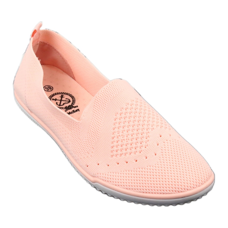 McKey Sneakers Slip On Saumon rose 1