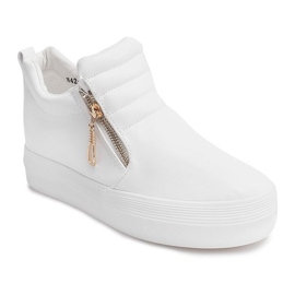Baskets Montantes On Wedge H42 Blanc blanche 1