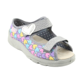 Chaussures enfant Befado 869X135 violet bleu rose gris 1 Chaussures enfant Befado 869X135 violet bleu rose gris 1