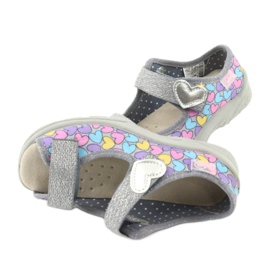 Chaussures enfant Befado 869X135 violet bleu rose gris 3 Chaussures enfant Befado 869X135 violet bleu rose gris 3