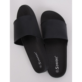 Chaussons noirs pour femmes CK78P Noir le noir 2