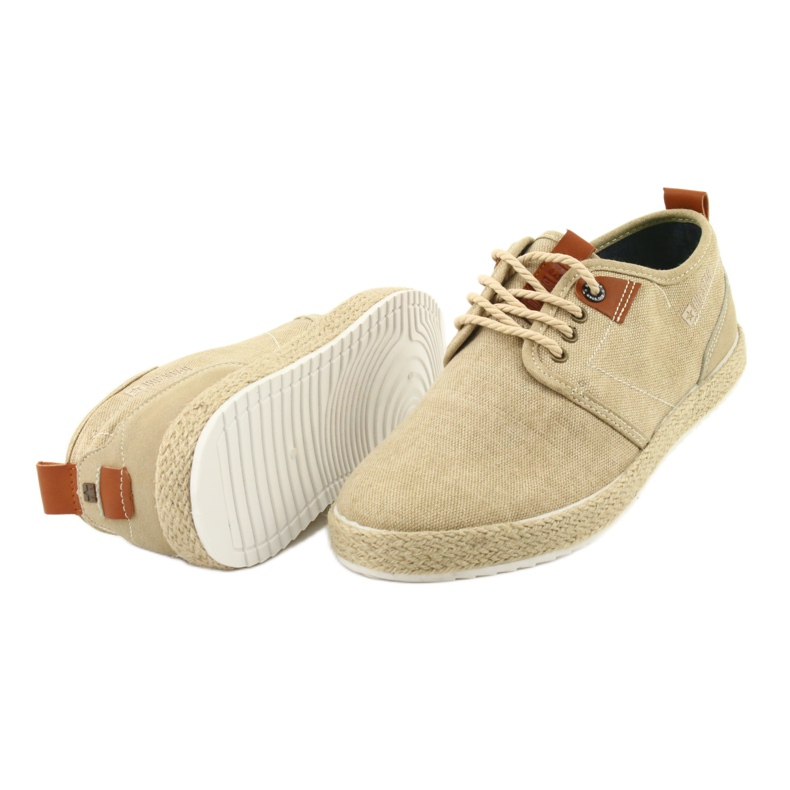 Espadrilles pour hommes Big Star FF174153 dentelle brun 4 Espadrilles pour hommes Big Star FF174153 dentelle brun 4