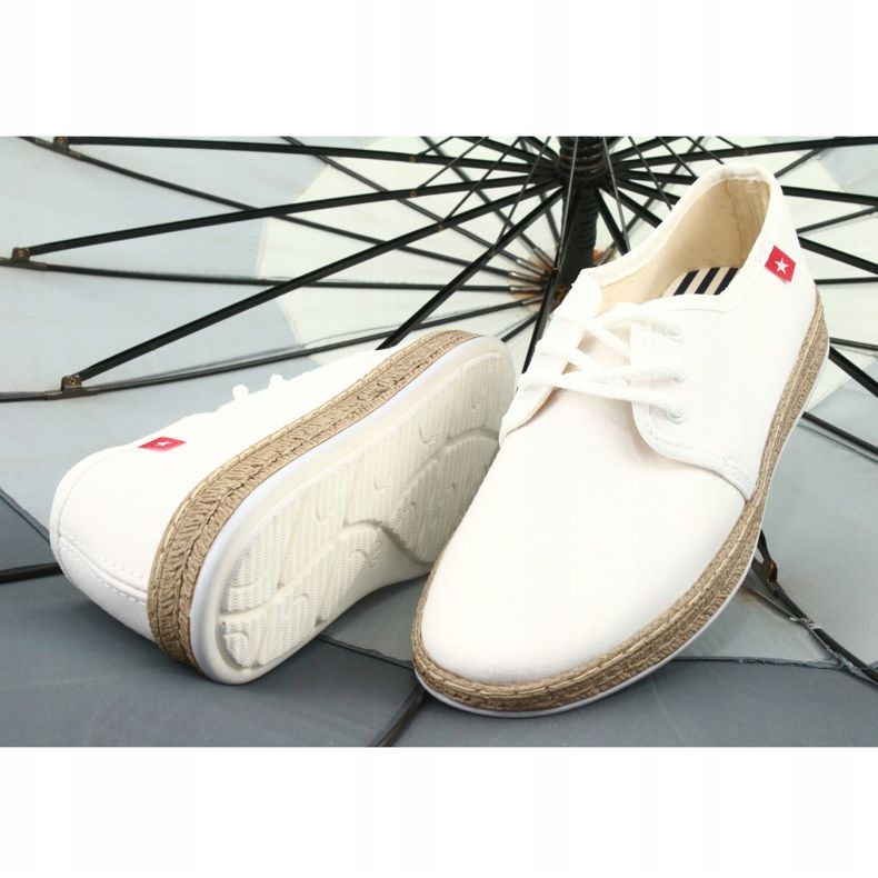 Espadrilles Espadrilles Big star FF276043 blanc 2