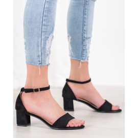 Seastar Sandales confortables à talons hauts noir 2