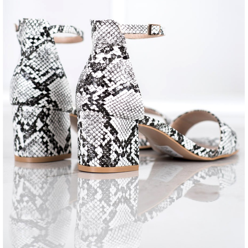 Seastar Sandales à imprimé serpent multicolore 1