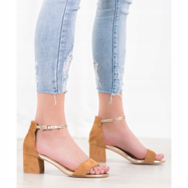 Seastar Sandales à bride dorée brun 2