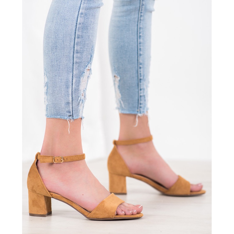 Seastar Sandales confortables à talons hauts brun 1