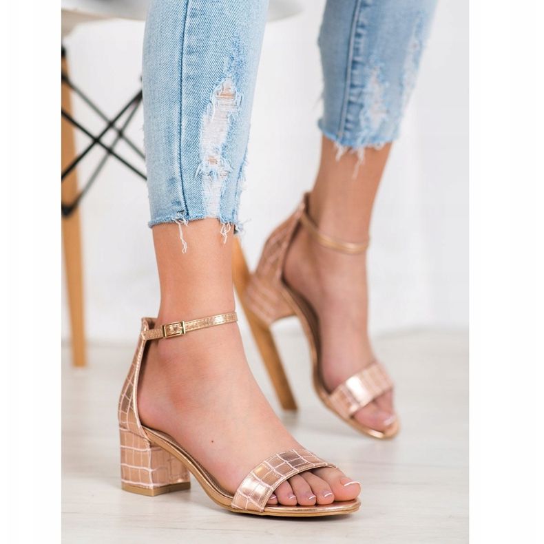 Seastar Sandales avec cuir écologique rose 2