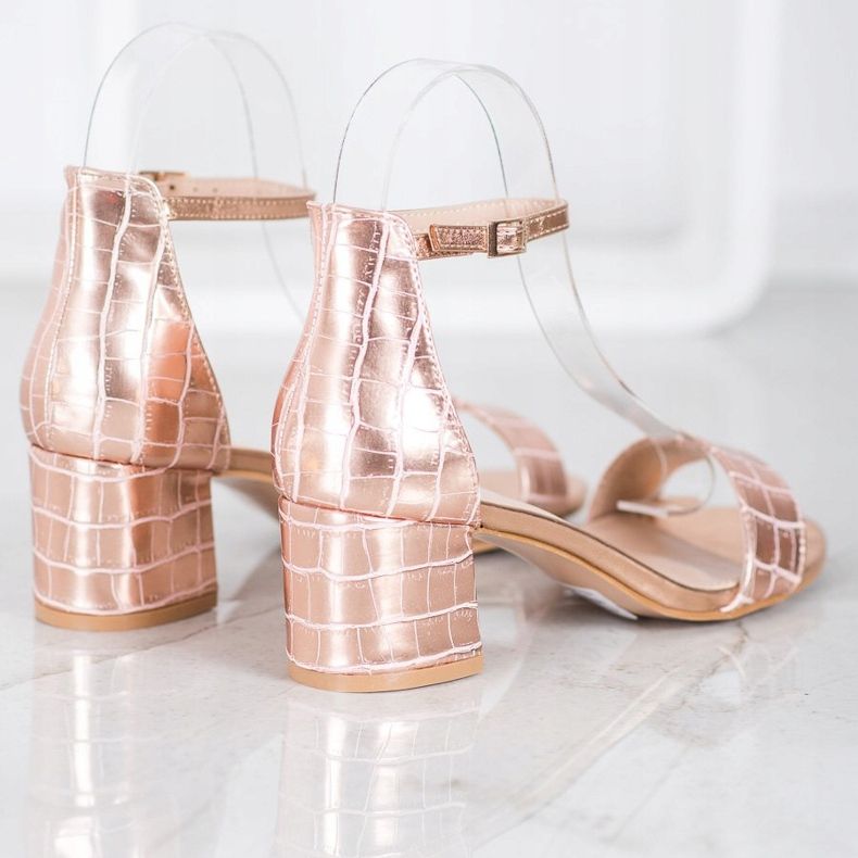 Seastar Sandales avec cuir écologique rose 1