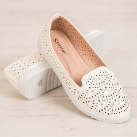 Seastar Seigneurs Ajourés Avec Cristaux blanc 1