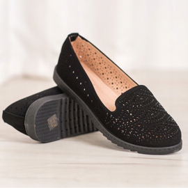 Seastar Seigneurs Ajourés Avec Cristaux noir 1