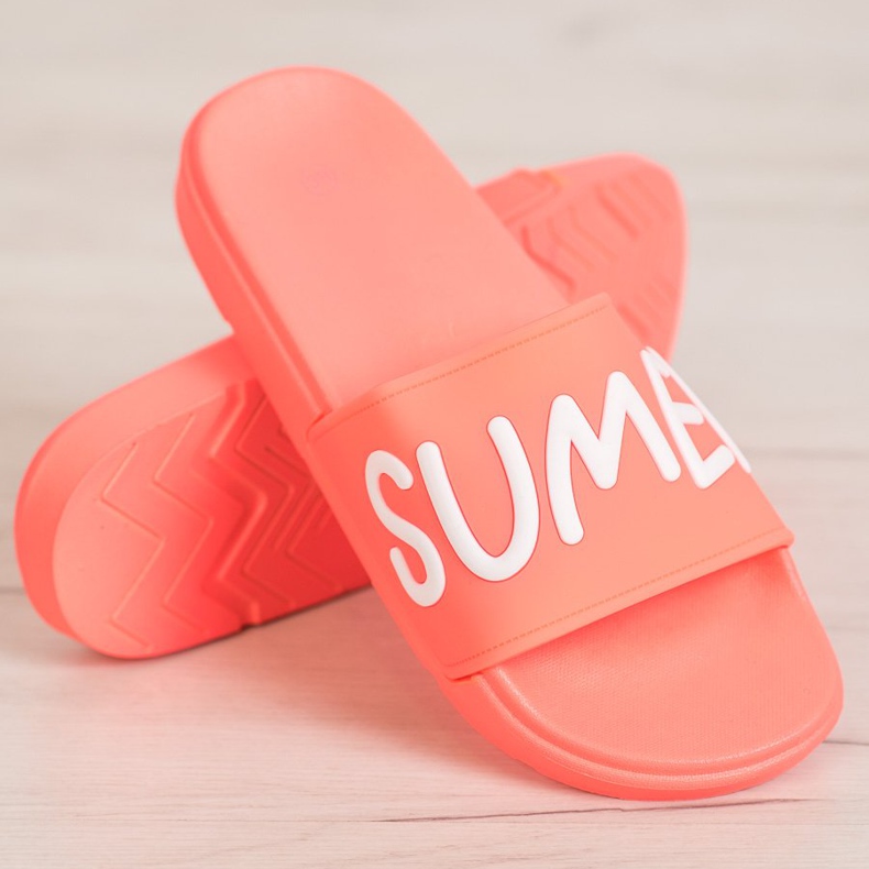 SHELOVET Pantoufles en caoutchouc rose 1