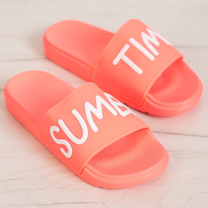 SHELOVET Pantoufles en caoutchouc rose 2