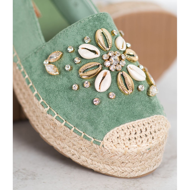 Seastar Espadrilles Avec Ornements vert 1