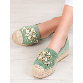 Seastar Espadrilles Avec Ornements vert 5
