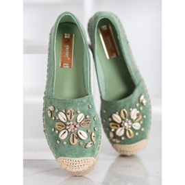 Seastar Espadrilles Avec Ornements vert 4