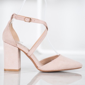 Seastar Escarpins en daim beige 3