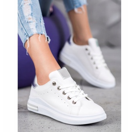 SHELOVET Chaussures de sport à la mode blanc 1