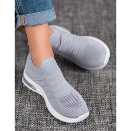 Diamantique Chaussures à enfiler grises 1 Diamantique Chaussures à enfiler grises 1