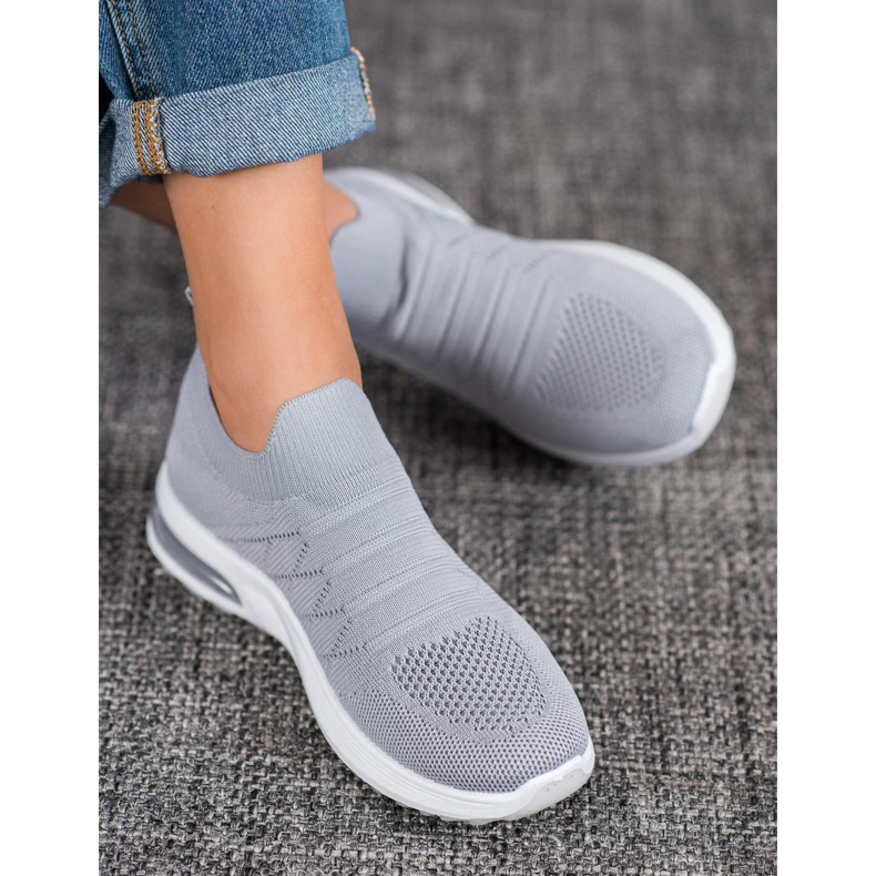 Diamantique Chaussures à enfiler grises 1 Diamantique Chaussures à enfiler grises 1