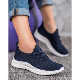 SHELOVET Chaussures de sport textiles bleu 1