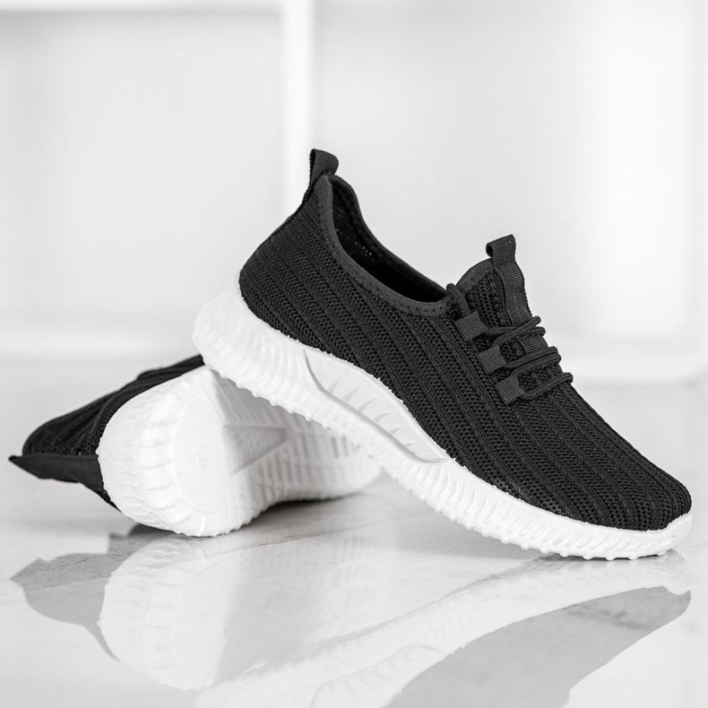 SHELOVET Chaussures de sport textiles le noir 1