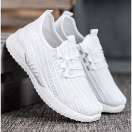 SHELOVET Chaussures de sport textiles blanc 2