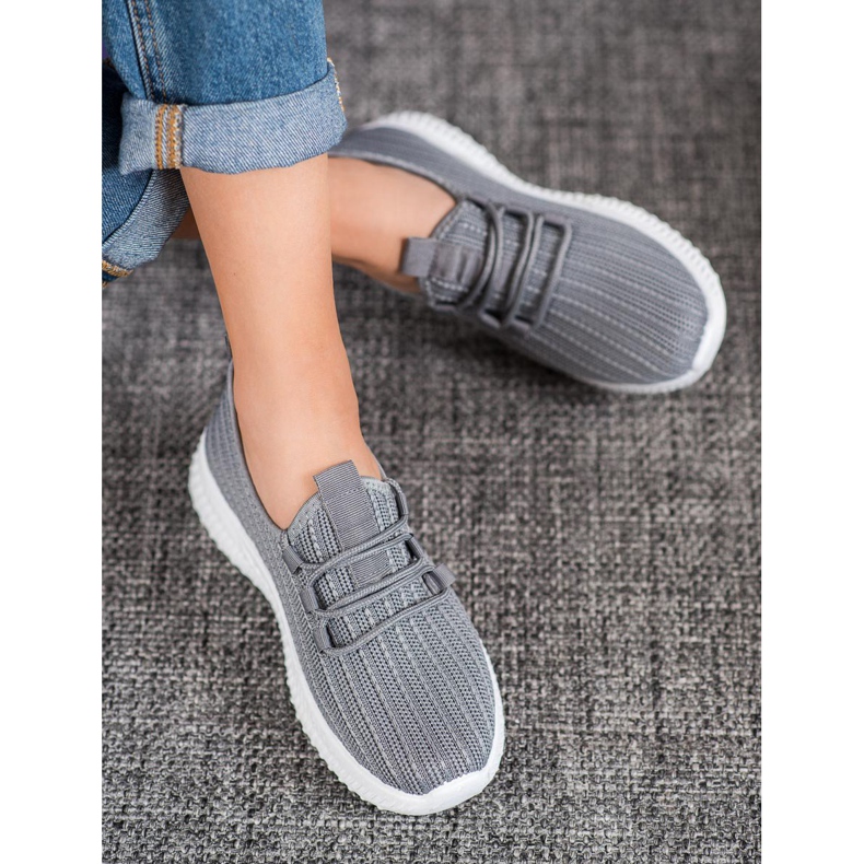 SHELOVET Chaussures de sport textiles gris 1 SHELOVET Chaussures de sport textiles gris 1