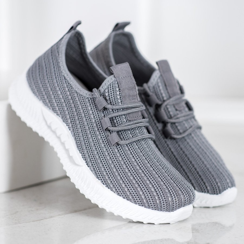 SHELOVET Chaussures de sport textiles gris 2 SHELOVET Chaussures de sport textiles gris 2