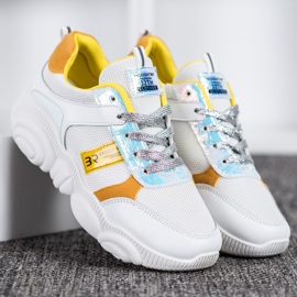 SHELOVET Chaussures de sport confortables blanc 2