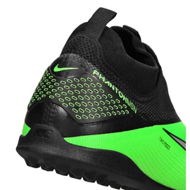 Chaussure de football Nike React Phantom Vsn 2 Pro Df Tf M CD4174-036 multicolore vert 2