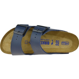 Birkenstock Arizona Bf Sfb W 51063 bleu marin 2