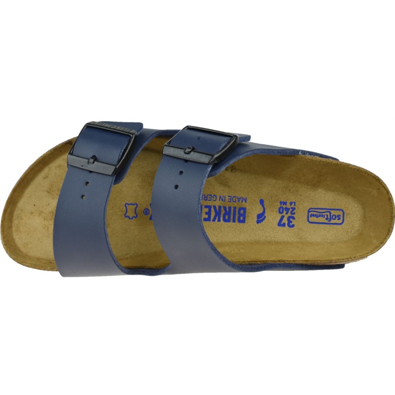 Birkenstock Arizona Bf Sfb W 51063 bleu marine 2