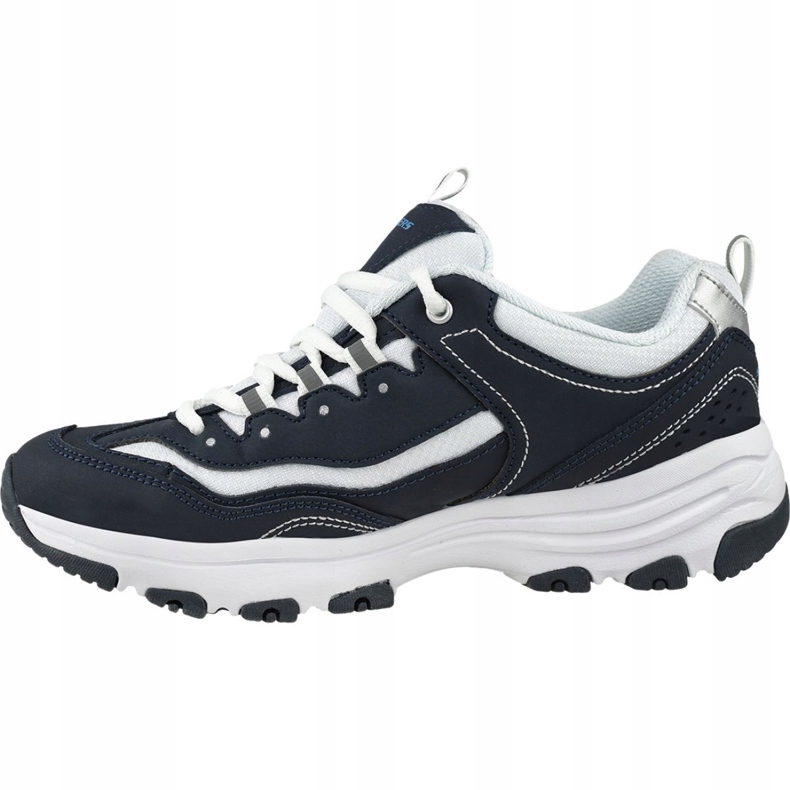 Skechers I-Conik W 88888250-NVBL blanche bleu marin 1 Skechers I-Conik W 88888250-NVBL blanche bleu marin 1