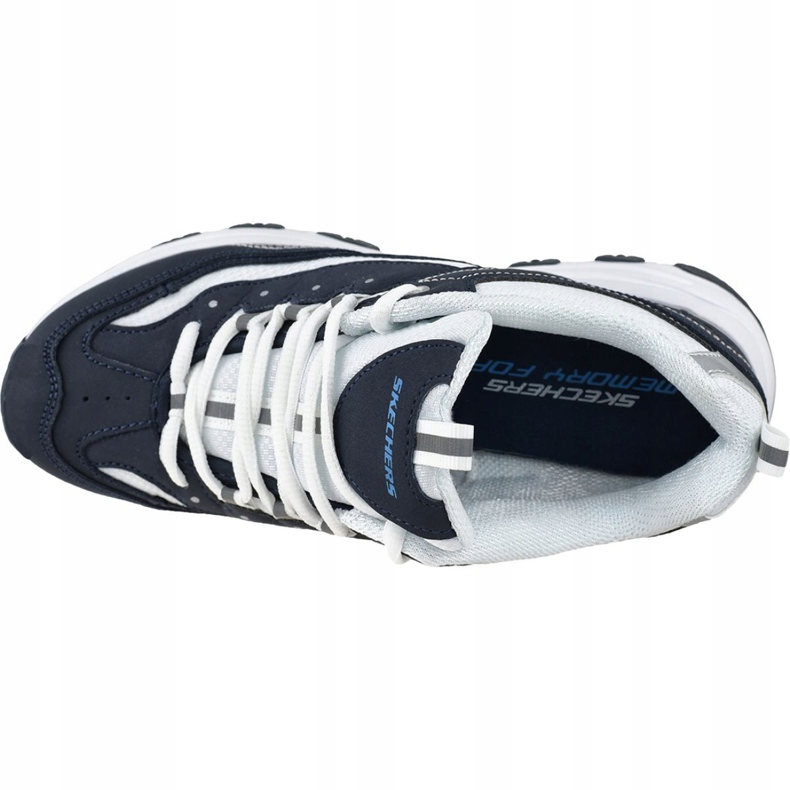 Skechers I-Conik W 88888250-NVBL blanche bleu marin 2 Skechers I-Conik W 88888250-NVBL blanche bleu marin 2