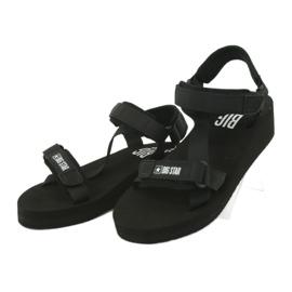 Sandales textile Big Star 274A349 noir le noir 3