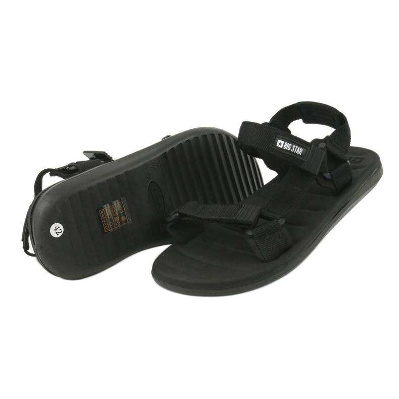 Sandales pour hommes Big Star 174499 noir 4